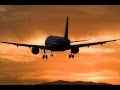 Orange colored sky Mexicana de Aviacion