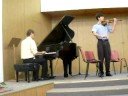 con andre al violin, en pioneros, uap, verano 2008.