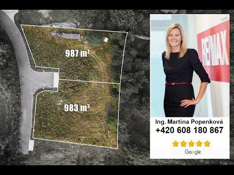 Video Prodej stavebního pozemku, 987 m2, Tuchlovice, okres Kladno