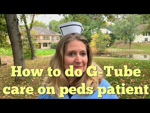 how to care for g tube site