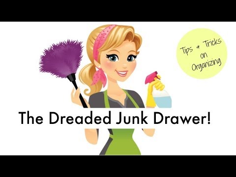 how to organize junk drawer