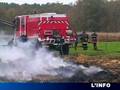 Un incendie ravage une ferme à Montfort-Le-Gesnois