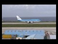 KLM turning final rwy 11 at Curacao