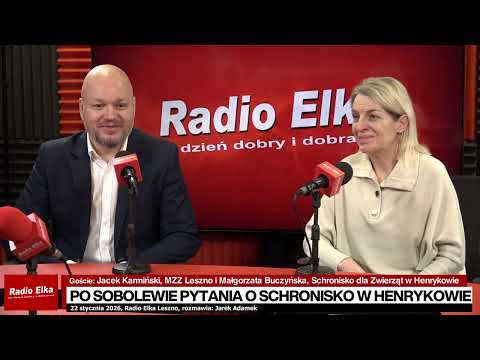 Po Sobolewie pytamy o schronisko w Henrykowie :: Dziś gorący i ważny temat. Po głośnej sprawie schroniska w Sobolewie pytacie: a jak jest u nas?Sprawdzimy, jak działa Schronisko dla Zwierząt w Henrykowie: kto za nie płaci, ile kosztuje utrzymanie zwierząt, jak wyglądają kontrole, warunki zimą, i czy na schronisku da się? zarabiać.Gośćmi programu są Małgorzata Buczyńska, kierownik schroniska, oraz Jacek Kamiński, prezes Miejskiego Zakładu Zieleni.Link do artykułu: https://elka.pl/content/view/128544/80/