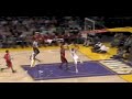 Jordan Farmar Puts Bosh On A Poster! Raptors Vs Lakers!