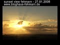 bloghaus fehmarn: sunset view 27. Januar 2008