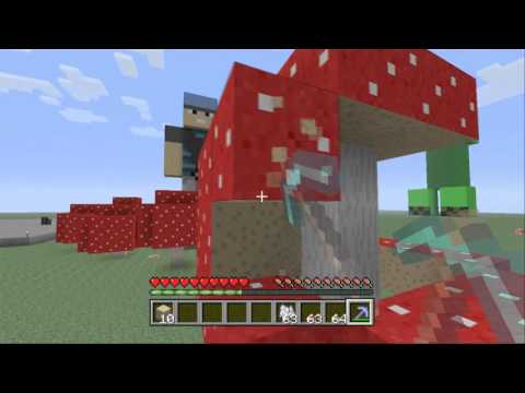 how to collect mushroom blocks in minecraft