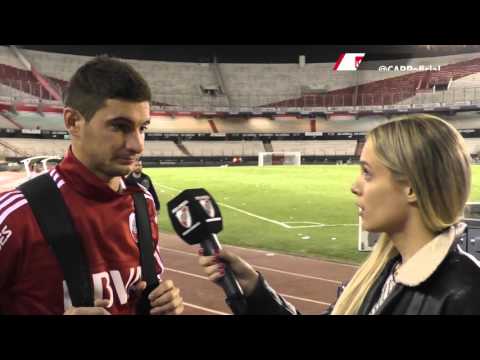 Lucas Alario, tras el empate con Banfield en el Monumental