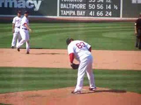 Eric Gagne's Red Sox Debut