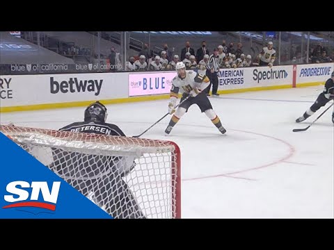 Nicolas Roy Shows Off Sweet Deke To Beat Cal Petersen On Golden Knights Goal