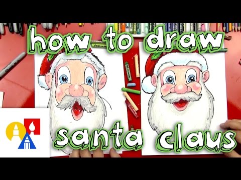 How To Draw Santa Claus’s Face