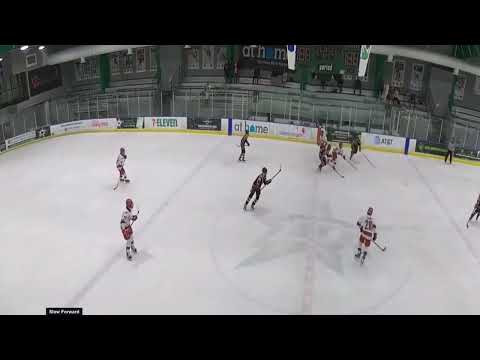 Kane Clark Tier 1 AAA Jr. Canes # 57 White. Smart, agile, creative.