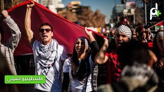 شاهد حي كامل لفلسطين في تشيلي