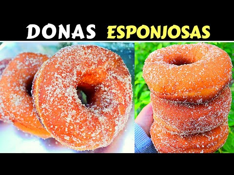 DONAS Caseras ESPONJOSAS/Dulce Hogar Recetas
