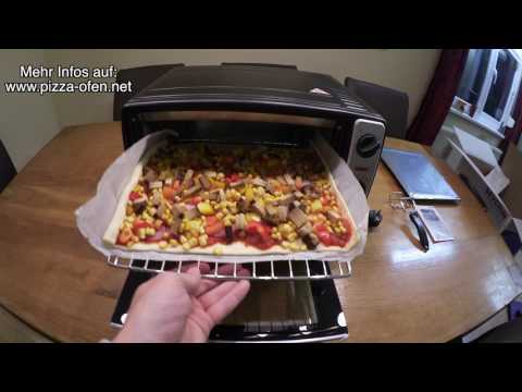 Pizzaofen-Test - Pizza im mini Backofen zubereiten