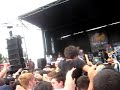 Chiodos playing the 2nd to last song of their set, 