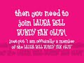 Laura Bell Bundy Fan Club!