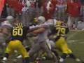 Kirk Herbstreit - knocked out against Michigan - 1991