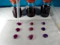 Indicators from blue leaves Indikatoren aus blauen Bl�ttern