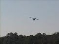 Hard landing demonstration in light airplane