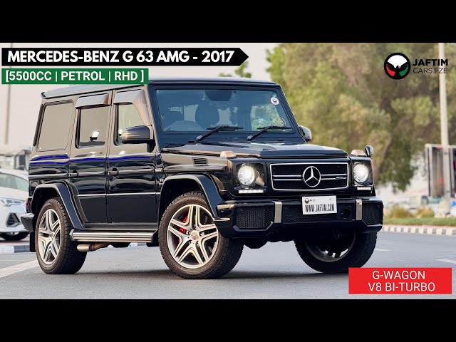 Mercedes Benz G63 AMG STANDARD G-WAGON | V8 BITURBO DIESEL ENGINE | 5.5L | PREMIUM FEATURES | SUNROOF | RHD video
