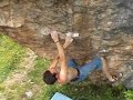 Escalada Asturias - bloque en Somiedo