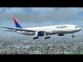 Delta Air Lines 777 landing in New York JFK
