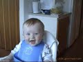 Baby Laughing Hysterically In Slow Motion