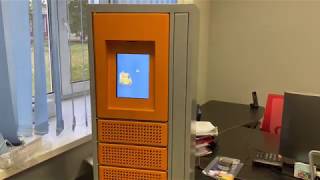 Parcel locker configuration for internet shop to deliver