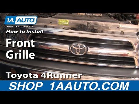 How to Install Replace Front Grille Toyota 4 Runner 99-02 1AAuto.com