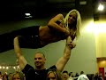 Exclusive! Military Press with fitness model Bobbi Billard