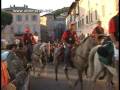 Blessing of the horses, sausage shop, gelato shop, Assisi,