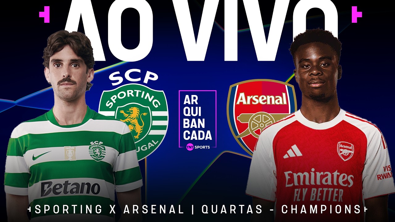 Ao Vivo: Sporting X Arsenal (Narração Ao Vivo) | Quartas De Final - Champions League