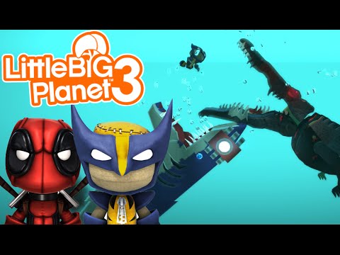 EPIC SHARK SURVIVAL! | Little Big Planet 3 Multiplayer (9)