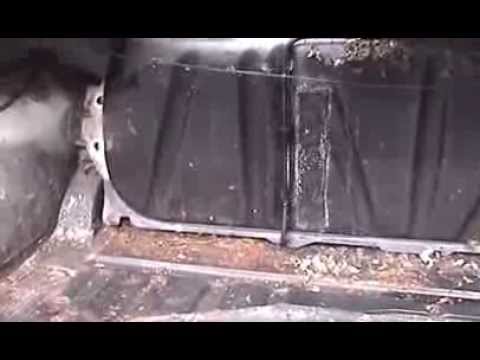 how to drain mercedes fuel tank