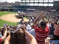 Barack Obama welcomed to Legends Field, in Tampa, FL
