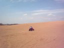 Dillon and Jackson riding ATV\