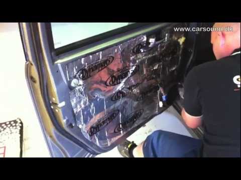 how to apply dynamat to doors