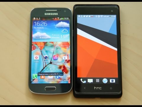 Обзор сравнение HTC Desire 600 Dual SIM и Samsung Galaxy S4 mini DUOS