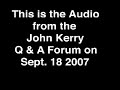 John Kerry UF Student Andrew Meyer Don't Tase My Balls Bro