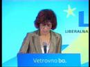 Delegate 10. kongresa LDS v Žalcu je nagovorila tudi evropska poslanka Mojca Drčar Murko
