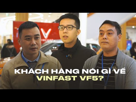 Khách hàng nói gì khi thấy tận mắt VinFast VF5? Chọn thuê pin hay mua pin?