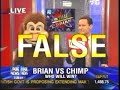 Brian Kilmeade takes on a Chimp and Looses
