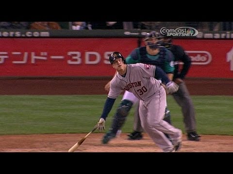 Dominguez homers to left to open the scoring