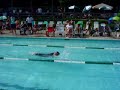 Doug swimming backstroke Doug swimming backstroke