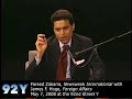 Fareed Zakaria with James F. Hoge, Jr. at 92nd Street Y
