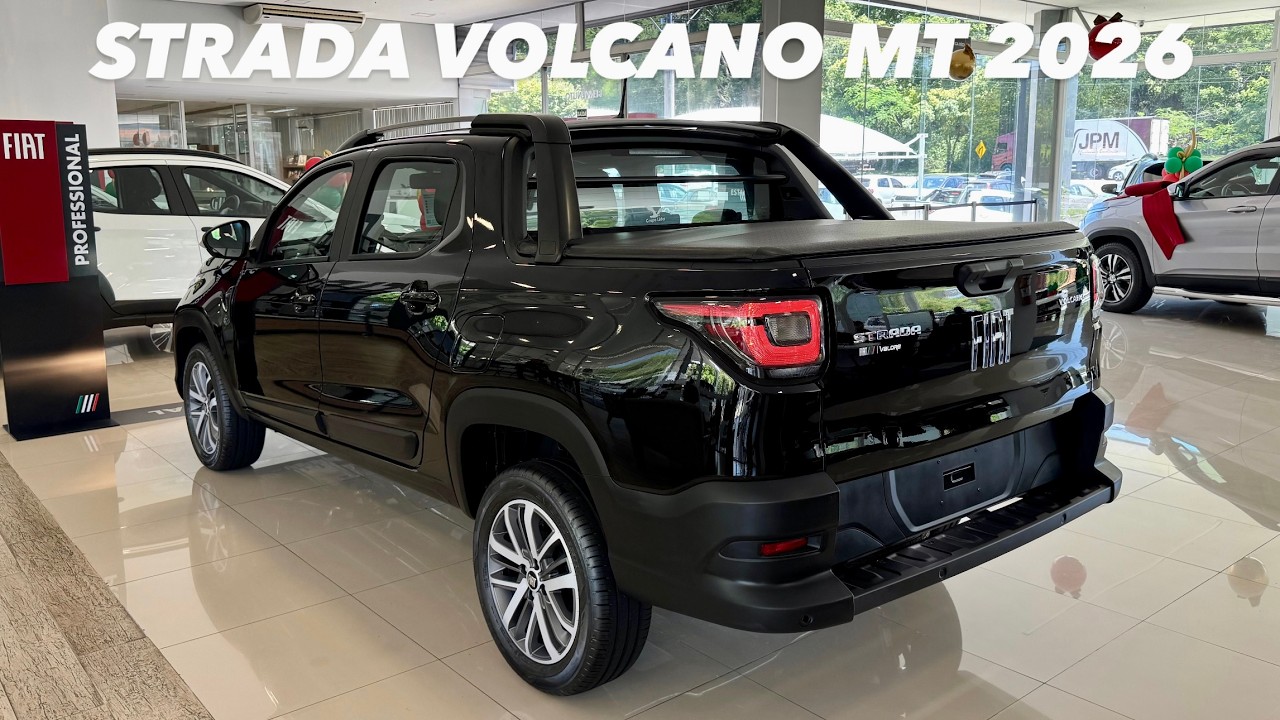 Avaliação Fiat Strada Volcano 1.3 Manual 2026 - Em Detalhes!!