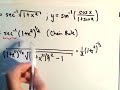 Inverse Trigonometric Functions - Derivatives - Example 2 Inverse Trigonometric Functions - Derivatives - Example 2