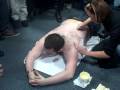 James O Neill (Gorilla Man) gets back waxed for chairty