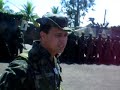 Major Fender explana sobre os equipamentos do 23º Esquadrão de Cavalaria de Selva de Tucuruí